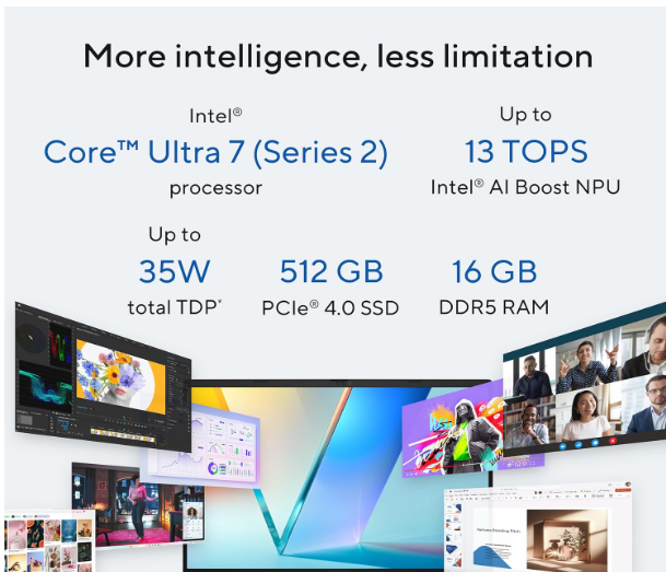 ASUS Vivobook S16 Intel Core Ultra 7 Review