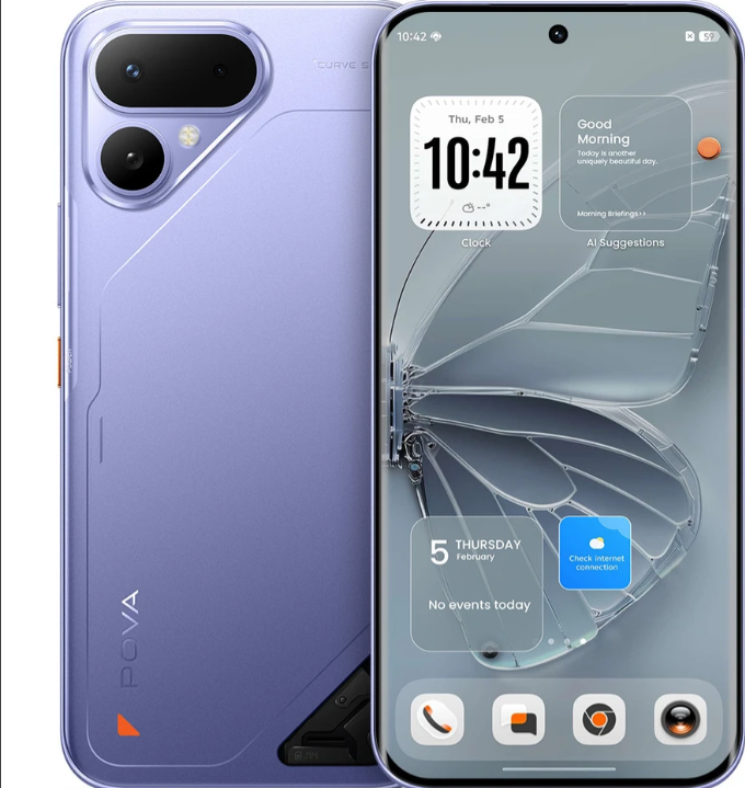 Tecno Pova Curve 2 5G curved AMOLED display and design
