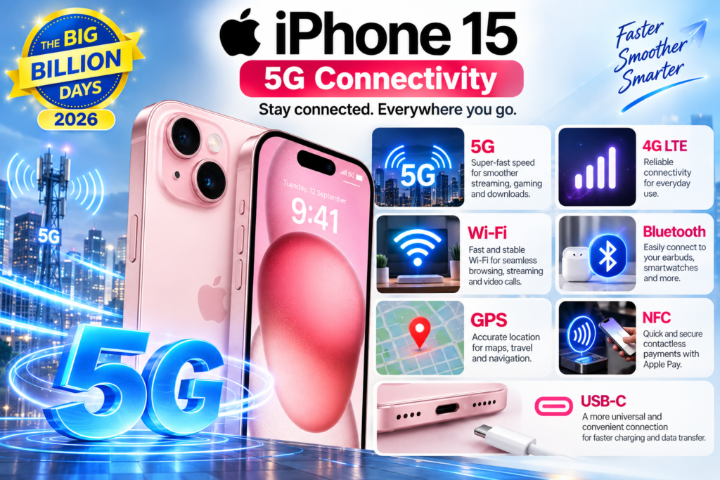 ๐ iPhone 15 Big Billion Days Sale 2026: Face ID