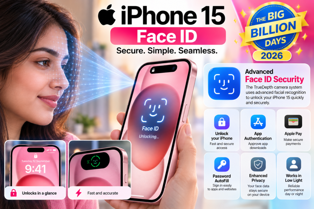 ๐ iPhone 15 Big Billion Days Sale 2026: Face ID